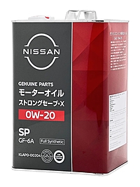 Масло моторное Nissan Strong Save X 0W-20 SP 4 л синт.