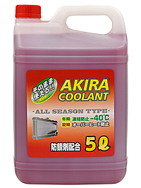Антифриз Akira Coolant Red -40°С 5 л красный