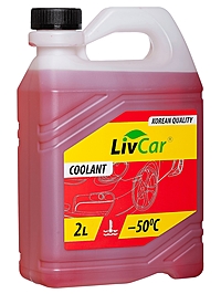 Антифриз LivCar Coolant -50°С 2 л красный