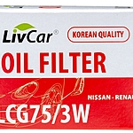 Фильтр масляный LivCar LCG75/3W / 1651084CT0