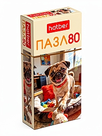 Пазл 80 эл. "Собака-улыбака" 80ПЗ5_37233