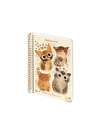 ЕЖЕДНЕВНИК НА ЗОЛОТОМ ГРЕБНЕ «CUTE DIARY» А5, BV, 136 Л, "LOVE ME.КОТИКИ.СЧАСТЬЕ"