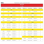 Щетка стеклоочистителя WOG 18" 450 мм бескаркасная