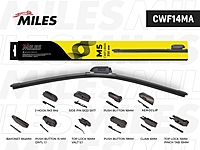 Щетка стеклоочистителя MILES 14" 350 мм CWF14MA бескаркасная