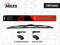 Щетка стеклоочистителя MILES 14" 350 мм CWC14AC каркасная