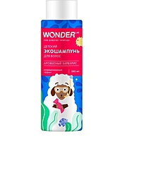 Детский экошампунь для волос WONDER LAB ароматный барбарис, 380 мл