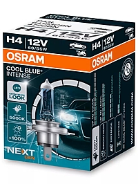 Лампа Osram Cool Blue Intense H4 12V 60/55W P43t 64193CBN