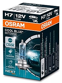 Лампа Osram Cool Blue Intense H7 12V 55W PX26d 64210CBN