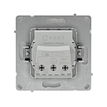Розетка силовая DKC KANT 7000033 белая магнолия 2P+E