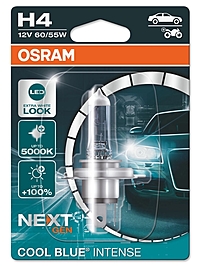 Лампа Osram Cool Blue Intense H4 12V 60/55W 64193CBN-01B