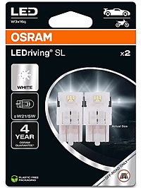 Лампа Osram LEDriving SL W21/5W 12V W3x16q 2 шт. 7515DWP-02B