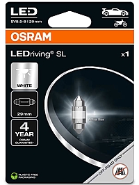 Лампа Osram LEDriving SL C5W 12V 1W SV8.5-8 31mm 6438DWP-1BL
