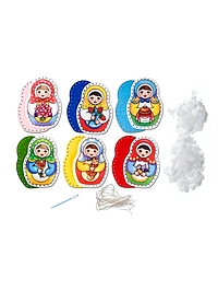 Заготовки для творчества "Шьем сами. Русские матрешки".