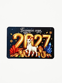 Магнит новогодний «2027 Богатого года»