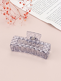 Краб для волос "Мариэтта" прямой, 10х4 см, микс