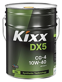 Масло моторное Kixx DX5 10W-40 CG-4 20 л п/синт.