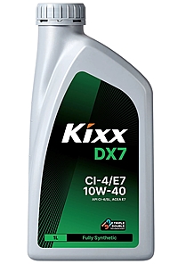 Масло моторное Kixx DX7 10W-40 CI-4/E7 1 л синт.