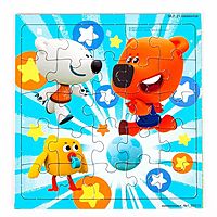 Пазл 4 в 1 Ми-ми-мишки Веселые старты 9-16-25-36 элементов