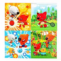 Пазл 4 в 1 Ми-ми-мишки Веселые старты 9-16-25-36 элементов