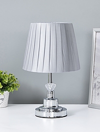 Лампа настольная 16227/1CR Е27 40 Вт хром 21×21×34.5 см RISALUX