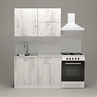 Кухонный гарнитур «Алина лайт», 1200×1570 мм, цвет белый/пайн белый