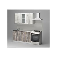 Кухонный гарнитур «Инна медиум», 1400×1570 мм, цвет пайн белый/пайн экзотик