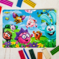 Коврик для лепки СМЕШАРИКИ, формат A4