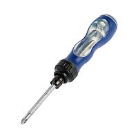 Отвертка комбинированная TUNDRA, 3 в 1, реверсивная, 2К рукоятка, PH2/SL6 х 160 мм