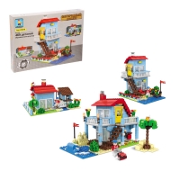 Конструктор "Загородный домик", 3 варианта сборки, 469 деталей