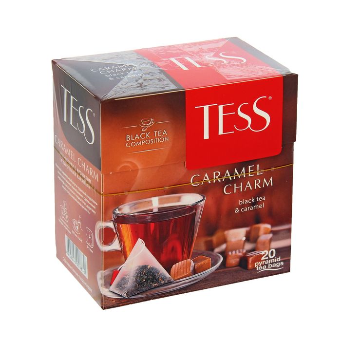 Charm 1.20 1. Чай Тесс карамель Шарм черный, 20*1,8 г. Чай Tess Caramel Charm. Tess чай Карамельный. Tess 20 пакетиков.