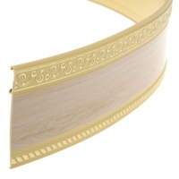 Планка для карниза декоративная 300 см "Есенин", цвет золото