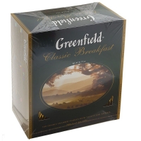 Чай черный Greenfield Classic Brekfast, 100 пакетиков*2 г