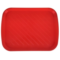 Поднос 35х47 см, цвет красный