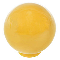 Ручка кнопка PLASTIC 008, пластиковая, желтая