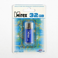 USB-флешка 32 Gb Mirex UNIT AQUA, синяя