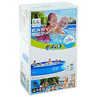 Бассейн надувной Easy Set 457х84см фильтр-насос 28158 INTEX