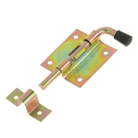 Задвижка дверная ЗД 009, 80 мм, оцинкованная