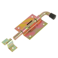 Задвижка дверная ЗД 009, 120 мм, оцинкованная