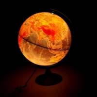 Глобус физический диаметр 320мм "Классик Евро", с подсветкой