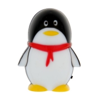 Ночник "Пингвин", чёрный, 1 LED