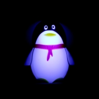Ночник "Пингвин", чёрный, 1 LED