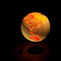 Глобус политический рельефный диаметр 320мм "Классик", с подсветкой