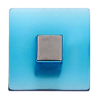Ручка кнопка PLASTIC 003, пластиковая, синяя