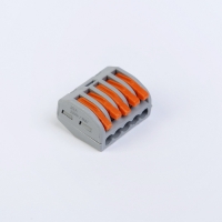 Клемма строительно монтажная Smartbuy 5 отверстий с рычагами, SBE-cwcc-5