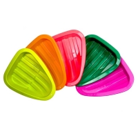 Ледянка треугольная 43х37х7см цвета в ассортименте