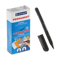 Маркер перманентный 1.0 мм Centropen 2846 чёрный