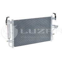 Радиатор кондиционера с ресивером Luzar LRAC08D2