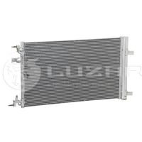 Радиатор кондиционера с ресивером Luzar LRAC0552