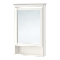 Зеркальный шкаф ХЕМНЭС, 1 дверца, 63x16x98 см, белый