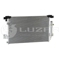 Радиатор кондиционера с ресивером Luzar LRAC1104
